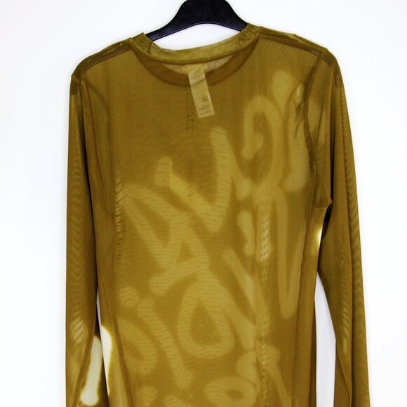 BNWT SS25 ACNE STUDIOS SPRAYED LOGO LS TSHIRT L - Picture 3 of 11